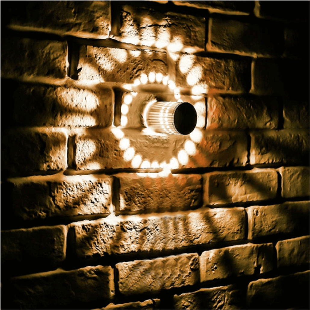 Imagen de pie de página 5 de la luz LED de pared en espiral para fachada