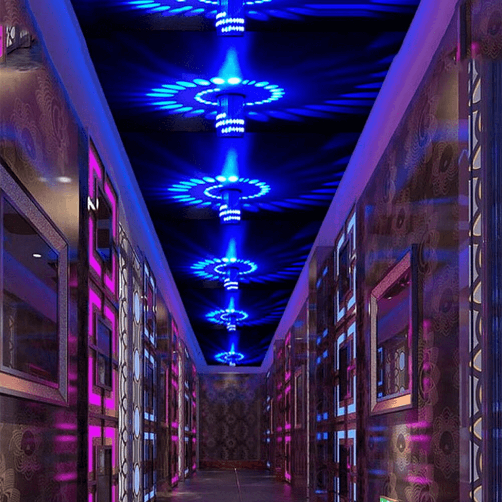 Imagen de pie de página 4 de luz LED de pared en espiral para fachada